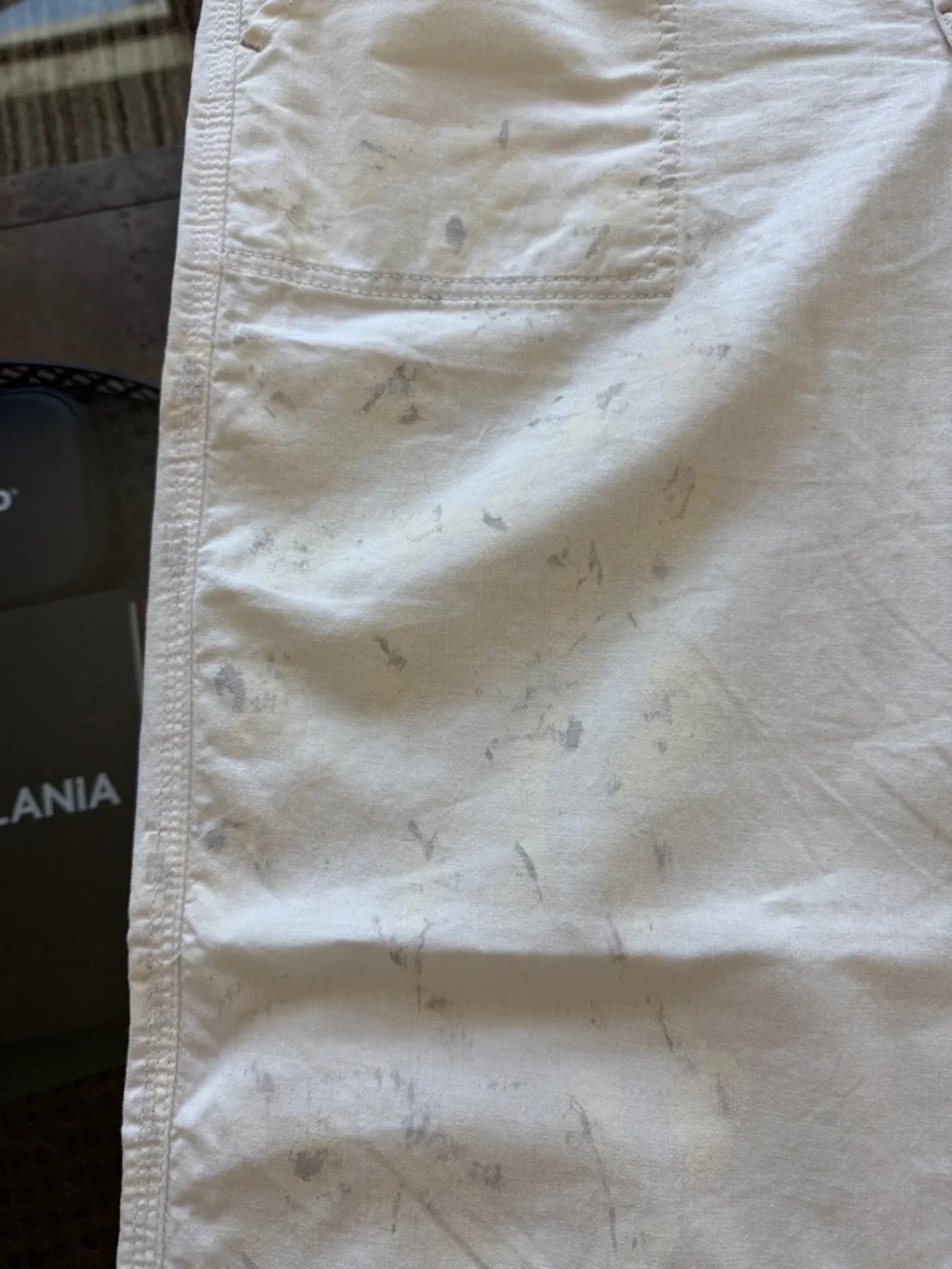 Free People White Womens Cargo Pants
